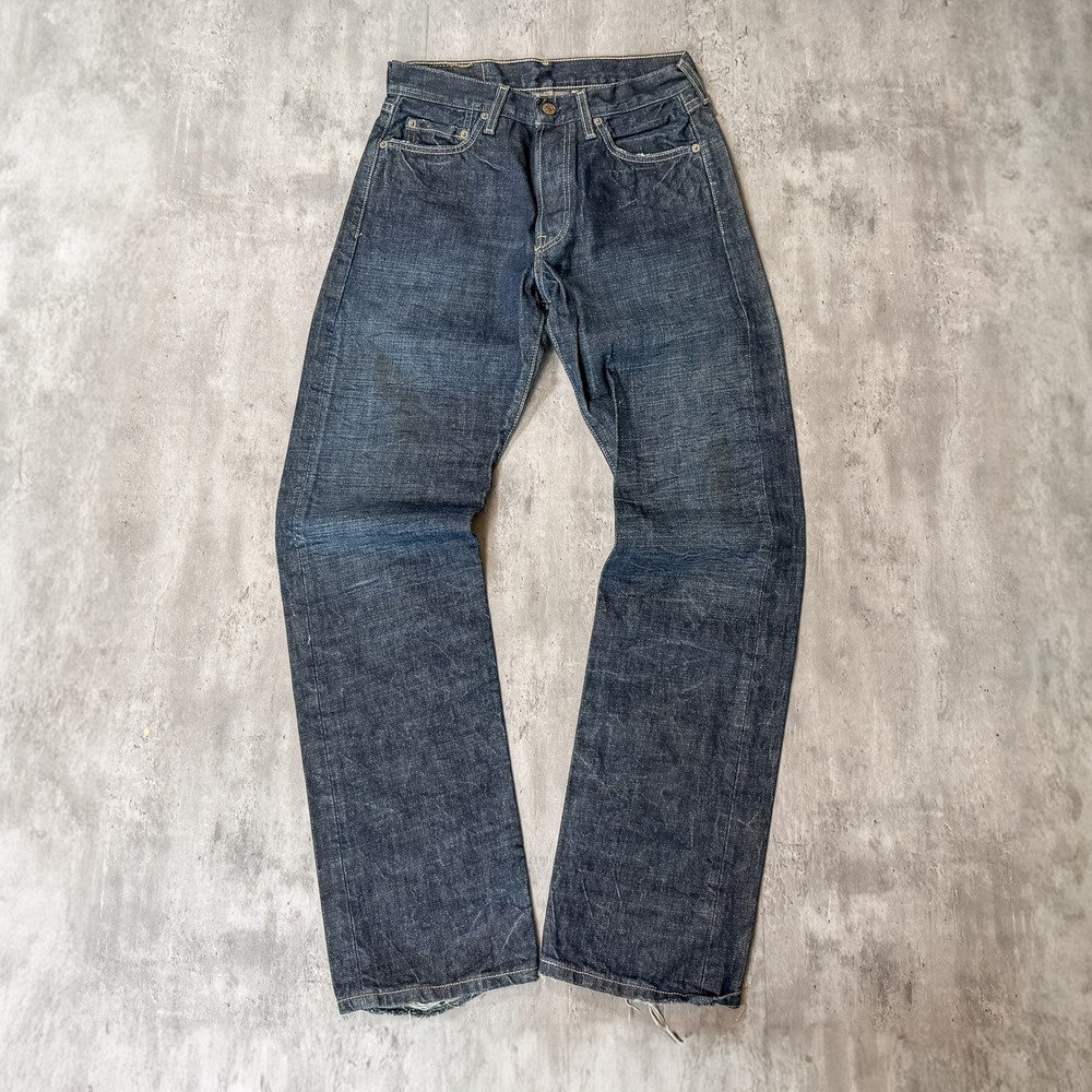 Vintage 90's Levis Indigo Raw Style Denim Jean's Straight Legged Fit Pant's